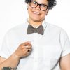 Espresso Linen Butterfly Bowtie