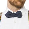 Navy Arrow or Diamond-Point Bow Tie