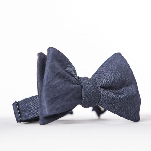 Navy Butterfly Bow Tie