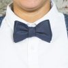 Navy Butterfly Bow Tie
