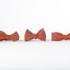 Clay Rustic Butterfly Bow Tie