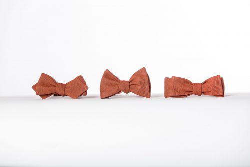 Clay Rustic Butterfly Bow Tie