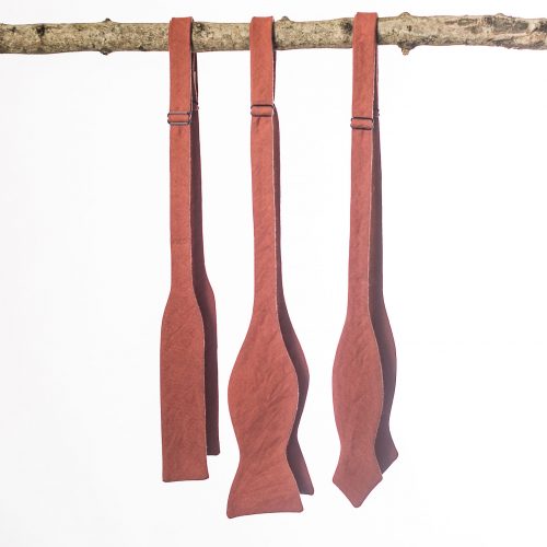 Clay Rustic Butterfly Bow Tie