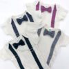 Bow Tie & Suspender baby Onesie