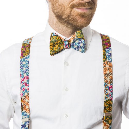 Makeba Clip On Skinny Suspenders - Fun Suspenders!