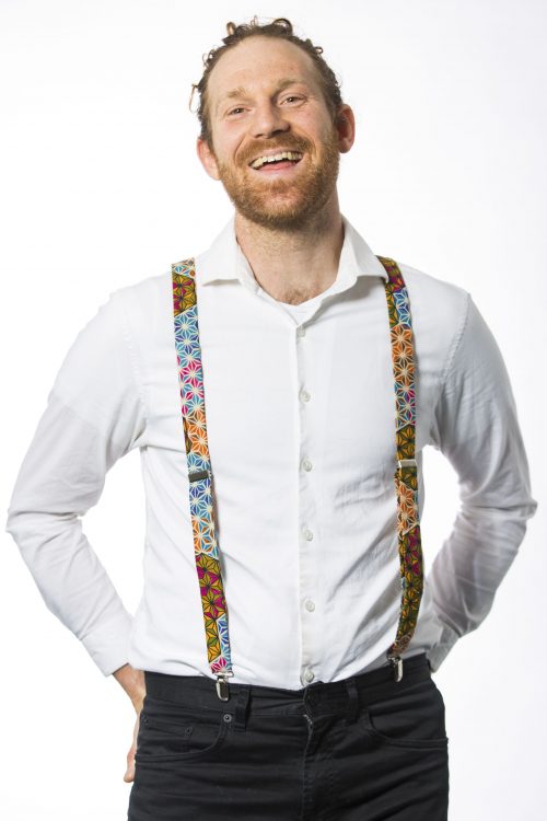 Makeba Clip On Skinny Suspenders - Fun Suspenders!