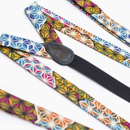 Makeba Clip On Skinny Suspenders - Fun Suspenders!