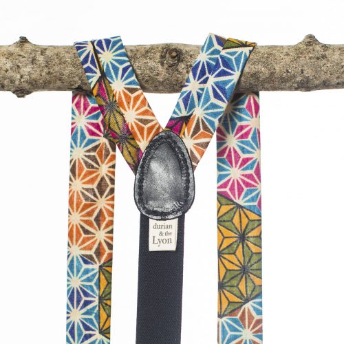 Makeba Clip On Skinny Suspenders - Fun Suspenders!