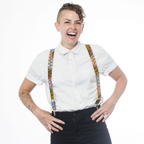 Makeba Clip On Skinny Suspenders - Fun Suspenders!